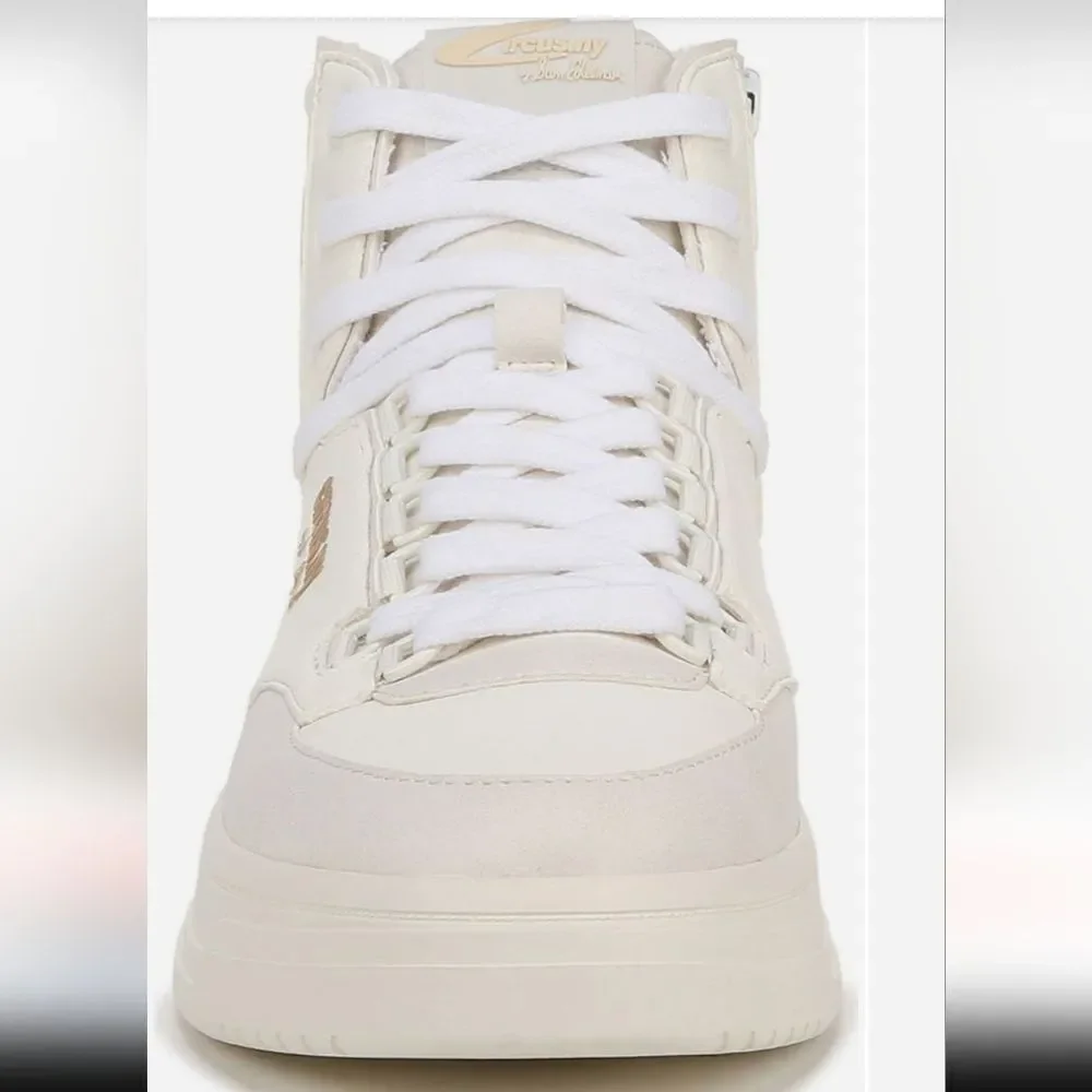 Cream High-Top Sneakers